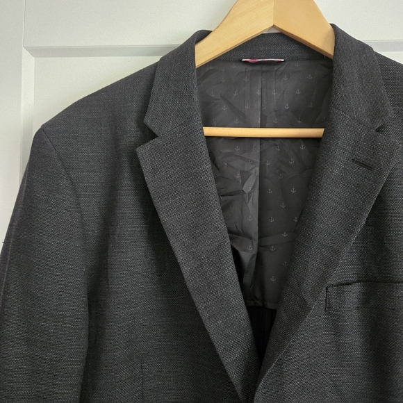 Tommy Hilfiger Classic Dark Grey R42 Men's Blazer Rn 47338 - Picture 3 of 14